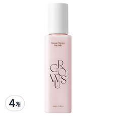 그로우어스 데미지 헤어 밀크, 4개, 160ml
