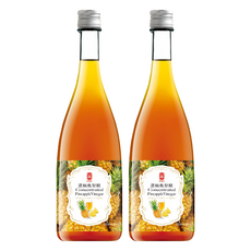 e.Ben 一本 濃縮鳳梨醋 玻璃瓶精裝盒, 500ml, 2瓶
