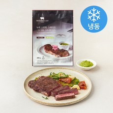 캐비아 붓처스컷 뉴욕 스트립 스테이크 + 크림스피니치 소스 세트 280g (냉동), 1세트