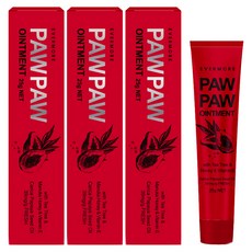 에버모어 포포 오인트먼트 위드 티트리 & 마누카 허니 & 비타민 E 크림, 25g, 3개