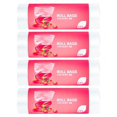 EZn이지엔 위생 롤백 25cm x 35cm, 중(M), 500개입, 4개