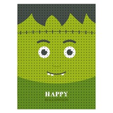 takongpan 萬聖節怪物UV印刷洞洞板 800 x 1000 mm, 1個, 混合色