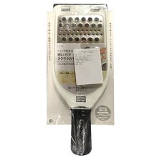 PEARL LIFE 珍珠金屬 雙面蓬鬆大根刨絲器, 黑色 + 銀色, 1個