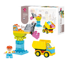 smoneo 重型工程車 77002B 樂高得寶相容積木, 混合顏色, 1個