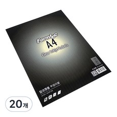 폼텍 전산 잉크젯 투명 라벨지 IC-3130, 1칸, 20개