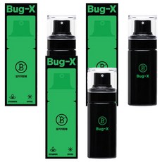 버그엑스 진드기 모기기피제, 50ml, 3세트