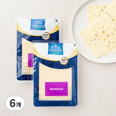 올덴버거 에멘탈 슬라이스치즈, 150g, 1개입, 6개