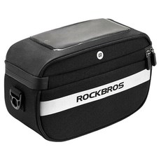 ROCKBROS 洛克兄弟 自行車車前包, 黑色, 1個