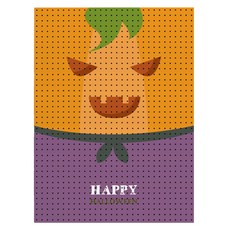 타공판닷컴 할로윈 펌프킨 UV 프린팅 타공판 600x900mm, 혼합색상, 1개