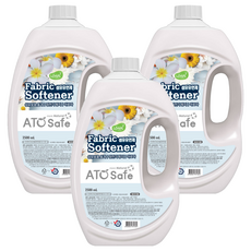 ATO Safe 衣物柔軟精 爽身粉香 正裝, 3個, 2.5L