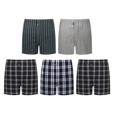 [包含大尺碼] TRY 不易捲曲 不易皺 四角褲 5件組