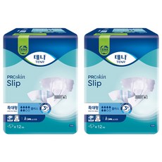 TENA 添寧 男女通用 Plus 成人紙尿褲, 12枚入, 2個