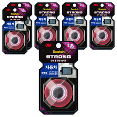 3M Scotch 3M 汽車用透明泡棉雙面膠帶, 6個