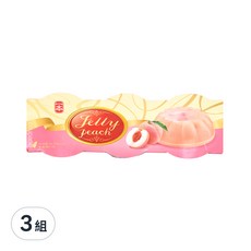 e.Ben 一本 水蜜桃布丁 110g x 3入/組, 330g, 3組
