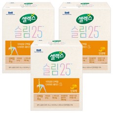 셀렉스 슬림25 단호박 다이어트쉐이크, 3개, 360g