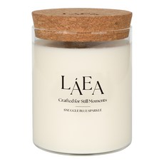 Laea大豆香氛蠟燭, 370g, 1個, 舒適藍色火花