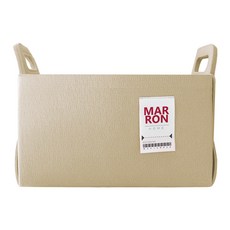 MARRONS 可折疊毛氈收納籃, 1個, 米色
