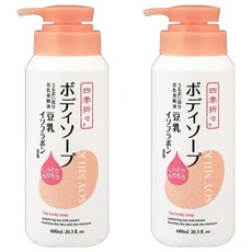 KUMANO 熊野油脂 豆乳沐浴乳, 600ml, 2瓶