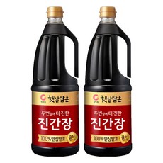 햇살담은 두번 달여 더 진한 진간장 골드, 1.7L, 2개