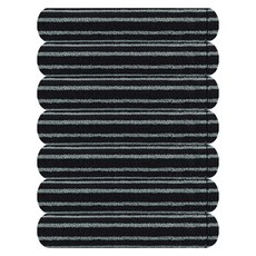 호텔컬렉션 타올 스트라이프 솔리드 세면타올 220g 30수 코마사, 검정, 7개