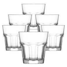 Lav ARA218 在家咖啡館玻璃杯, 6個, 單一顏色