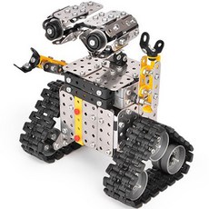 順潛 不鏽鋼模型組裝套組 科幻機器人, 混合色, 1個