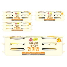 오뚜기 식이섬유 플러스 현미밥, 130g, 24개