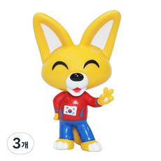 뽀로로 국가대표 친구들 축구 에디 피규어, 3개