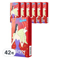 유니더스 밀리언 콘돔, 12개입, 42개