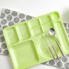 LOHJA 6格餐盤, 淺綠色
