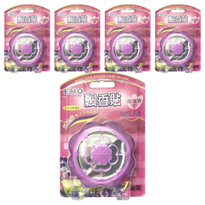 EMO 飄香貼 固體芳香劑, 50g, 5個, 玫瑰香