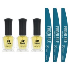 withshyan 去除硬繭美甲組, 檸檬油 + 指甲銼, 3套