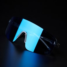 KABUTO FA2 運動跑步變色護目鏡, 黑色 + NXT 天空藍, 1個