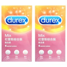 durex 杜蕾斯 綜合裝保險套, 6個, 2盒