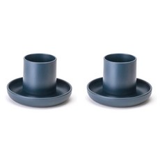 오체어스 데스크 정리 펜꽂이 원통형, Navy, 2개