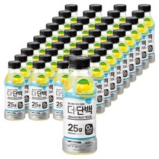 더단백 워터 프로틴 백자몽, 400ml, 40개