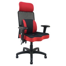 舒適電腦椅 台灣製 EH-03D, 紅色, 1個
