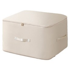 PUSH! 居家生活用品 頁緞衣物棉被壓縮收納特大號 I107 燕麥色 320g, 1入, 1個