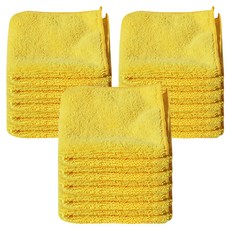 World Clean 超細纖維Pulrinlight抹布 黃色, 15個