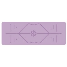 큐랑 고무 자세 요가매트, 보라색(kmj32), 1개