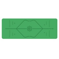 큐랑 고무 자세 요가매트, 초록색(kmj31), 1개