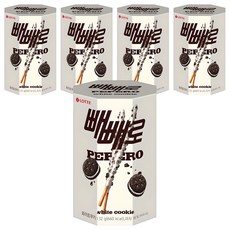 PEPERO 白巧克力餅乾棒, 132g, 5個