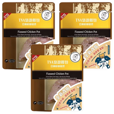 T.N.A. 悠遊 餐包 亞麻籽雞腿煲 無添加防腐劑 100%真食材 狗狗貓咪適用, 150g, 3包