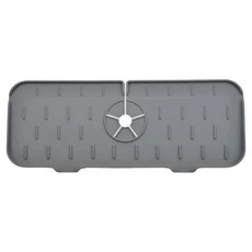 예담소 실리콘 물빠짐 식기건조 매트, 1단, 그레이, 1개