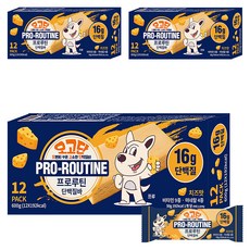 프로루틴 오고단 오븐에 구운 단백질바 치즈맛 12p, 600g, 3개
