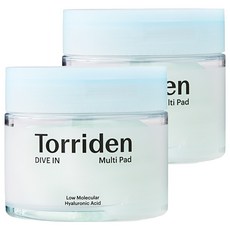 Torriden Dive In低分子玻尿酸保濕爽膚棉, 80入, 2個