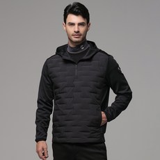 Cleveland GOLF 男式氣筒磚紋靠墊連帽衫長袖T恤CGKMTS119