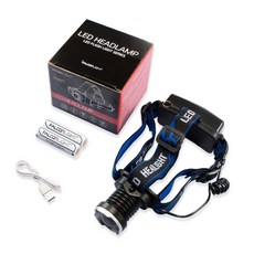 팔콘라이트 헤드랜턴 CREE XM-L2 LED 1300루멘 FL-2137, 혼합색상, 1개