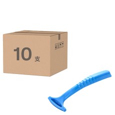 小麥購物 刮腳皮刀 E100 12.5 x 4 x 2cm, 15g, 10支, 1組