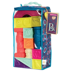 B.toys 羅馬城堡 芽綠 美 益智積木, 1套, 多色